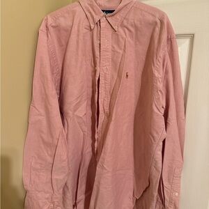 Ralph Lauren Casual Pink Button Down Shirt